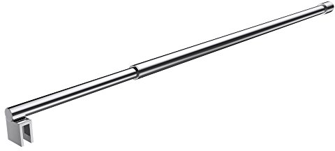 Mai & Mai Stabilizzatore per Parete in Vetro BRAM1, Barra Asta Per Box Doccia Walk In, 80-120cm Forma: Tondo