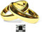 BundleZ-4-FanZ Fan Packs Wedding Pack - Gold Wedding Rings Cardboard Cutout/Standee/Stand Up - Includes 8x10 Star Photo