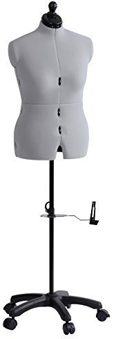VENO Schneiderbüste Celine verstellbar, Größe 40 bis 50, Schaumstoff, Frauen, Erwachsene Frauen, Schneiderinnen, Modeentwicklerinnen, Schneiderpuppe, Mannequin