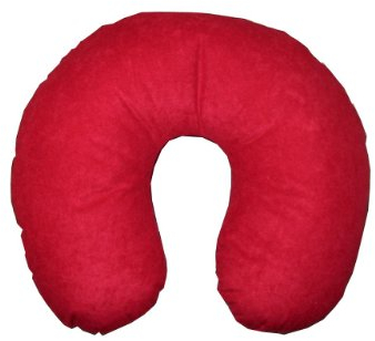 Natalia Spzoo Reisekissen Nackenhörnchen – Ideal für Reisen und Entspannung, Ergonomisches Design, Waschbar Rot