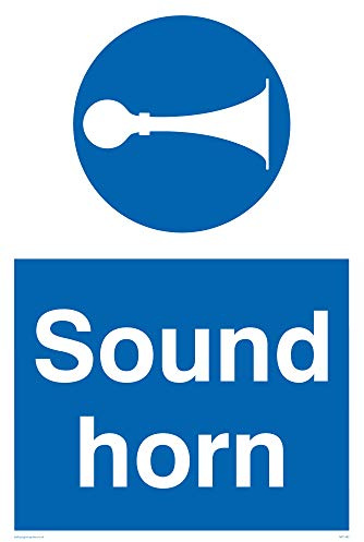 Viking Schilder mc1482-a4p-v Sound Horn Zeichen, Vinyl, 300 mm H x 200 mm W