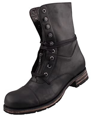 Sendra 12334 - Stivali stringati da uomo, colore: Grigio, grigio., 44 EU