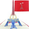 PopLife Cards Eiffelturm, Pop-up Paris 3d Grußkarte - alle Gelegenheiten