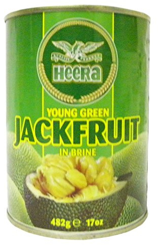 Heera - Young Green Jackfruit in Brine - 482g (Pack of 4)