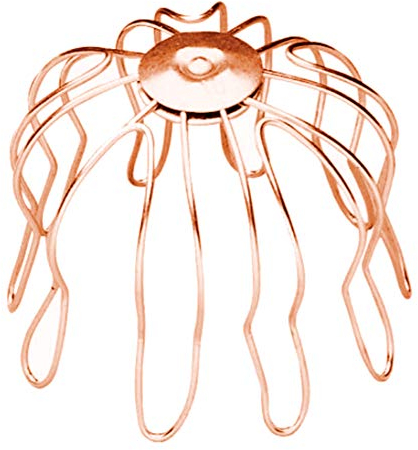 Rinnensieb Kupfer für Dachrinnen in den Größen 76-80, 87-100 und 120 mm (120 mm)