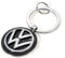 TROIKA Schlüsselanhänger KEYRING - KR16-05/VW VW-Emblem 1 Schlüsselring zusätzlich Official licensed by Volkswagen - Metallguss glänzend - Original, 7 cm