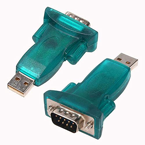 OcioDual USB 2.0 Male Adapter auf RS232 Konverter RS 232 COM Port DB9 9 Pin D-Sub Serial Female für PC Laptop Windows 7 XP