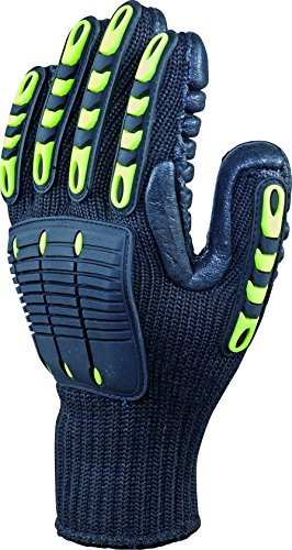 Deltaplus VV904JA11 Antivibrations-Handschuh, Gelb-Schwarz, Größe 11
