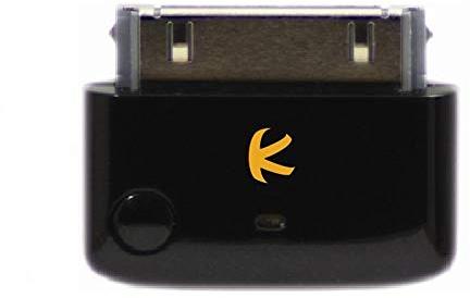 KOKKIA i10 (Black) : Apple MFi Certified Bluetooth Splitter Transmitter (to 2 Stereo Receivers). Compatible to Apple iPod,iPhone,iPad with 30-pin connector.