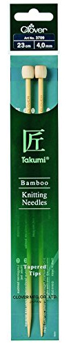 Clover 3709 Bambus-Jackennadeln Takumi 23 cm, 4 mm