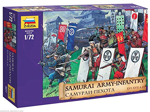 Zvezda 500788017-1:72 Samuray Warriors-Infantry