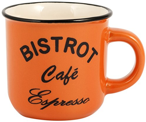Home Bistrot Cucina, Set Tazze caffè Senza piattino, Multicolore, 6 unità