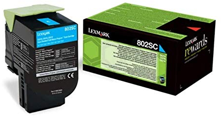 802SC TONER RET PROG CYAN 2000P