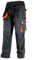Hose Schutzhose Arbeitskleidung Arbeitshose URG-A [260g/m2], Graphit/Orange, 56 EU