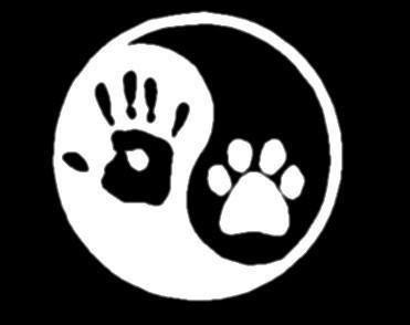 Aufkleber Autoaufkleber JDM Die Hart - Ying Yang Human Hand Dog paw Hunter Vinyl Window Auto Laptop Tuning Sticker Heckscheibe LKW Boot. 152mm