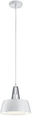 Trio Leuchten Pendelleuchte CANTUS Metall weiß, Glas klar 309600101