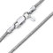 Amberta 925 Sterlingsilber Damen-Halskette - Schlangenkette - Rattenschwanz-Kette - 1.4 mm Breite - Verschiedene Längen: 40 45 50 55 60 cm (45cm)
