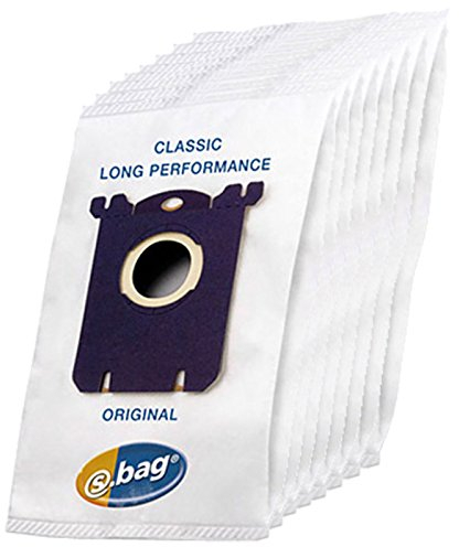 Genuine ZANUSSI E201 E201B aspiradora S-Bag bolsas de polvo de gamuza (Pack de 8)