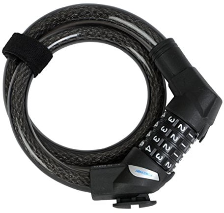 FISCHER 85881 Seilschloss Zahlen, Länge:180cm, Schwarz ,