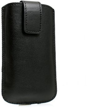 System-S Tasche Etui Sleeve Case Hülle mit Rückzugfunktion Ausziehhilfe in Schwarz für Motorola RAZR V3 RAZR2 V8