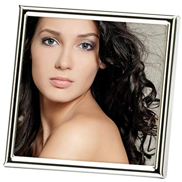 walther design WD099S Chloe Portraitrahmen 9x9 cm, silber