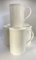 Bone China Set of 6 White Straight*Approx.10oz Beakers/Mugs