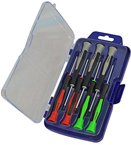Faithfull FAISDMINI7 Mini Precision Screwdriver Set, 7 Piece: Phillips / Slotted / Torx
