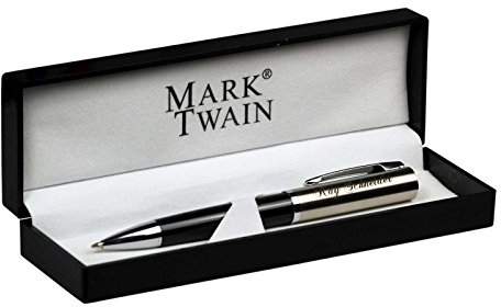 Mark Twain Kugelschreiber Chrissy in Geschenkbox mit Gravur Namen hier selbst gestalten