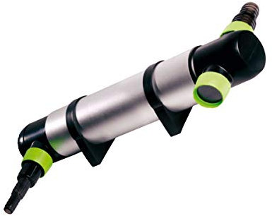 Velda 126521 Elektronischer Entferner für Grünalgen im Teich bis 3500 Liter, UV-C Filter 11 Watt