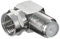 Winkel-Adapter: F-Stecker - F-Buchse 90°