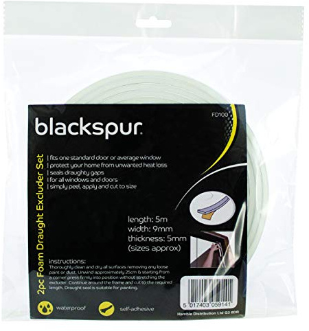 Blackspur BB-FD100 Foam Draught Excluder Set