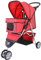 PawHut Hundewagen Hundebuggy Buggy Hunde Katzen Pet Stroller Hunde Buggy Rot