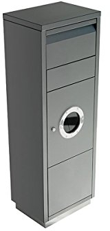 Radius Paketbriefkasten - Letterman Standing Ovation 1 - mit Bullauge - anthrazit - 600 G