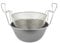 ILSA Friggitrice con Cestello, Ferro Spazzolato e Nichelato, Diametro 42 cm
