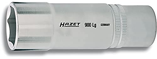 HAZET Steckschlüsseleinsatz 900LG-21, 1/2 Zoll (12,5 mm) Vierkant, SW 21 mm | 1/2 Zoll (12,5 mm) Vierkant hohl, Antrieb 1/2 Zoll (12,5 mm) Vierkant hohl, Abtrieb Außen-Tractionsprofil Sechskant, SW 21 mm