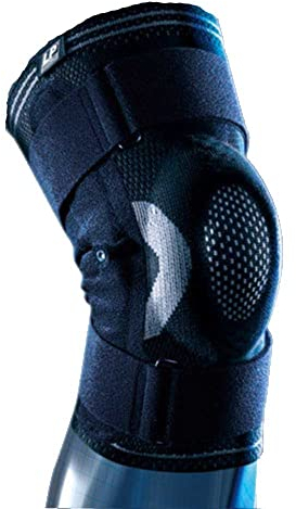 LP SUPPORT X-TREMUS 171XT Kompressions Kniebandage 2.0 - Knieschutz Sport, Größe:XXL, Farbe:schwarz