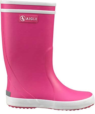 Aigle LOLLY POP, Bottes de Pluie mixte enfant - Rose (New Pink 34 EU (2 UK)