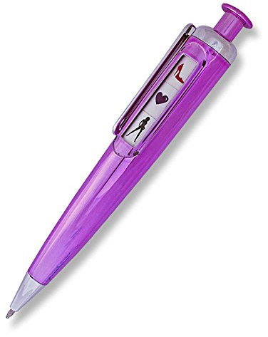 TopModel Glücksspielkulli Kugelschreiber Accessoires pink Stift
