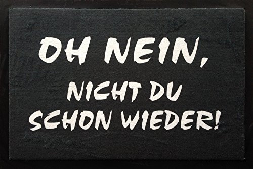 empireposter Oh Nein! Nicht du Schon Wieder! - Fußmatte, Größe: 60 x 40 cm, Material Polypropylen