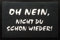 empireposter Oh Nein! Nicht du Schon Wieder! - Fußmatte, Größe: 60 x 40 cm, Material Polypropylen