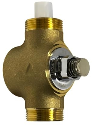 Robinet temporisé mural encastré chasse Eclair TC laiton pour cuvette WC