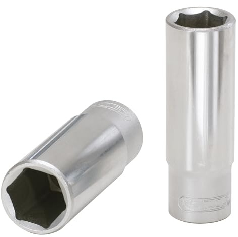 KS Tools 3/8' CLASSIC Sechskant-Stecknuss, lang, 20mm, auf Hänger