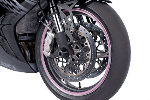 PUIG - 2568Q : Strip tirillas Cintas Aros Adhesivos Llantas Moto Fluorescente 6 Metros