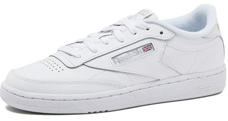 Reebok Unisex's Club C 85 Gymnastics Shoes, White Sheer Grey, 8 UK