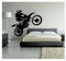 Customwallsdesign Wandaufkleber / Wandtattoo, Motiv: Motorradfahrer mit Dirt Bike