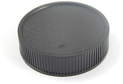 vhbw Bouchon arrière d'objectif Compatible avec Leica R3, R4, R5, R6, R7, R8, R9 Appareil Photo - Plastique, Noir