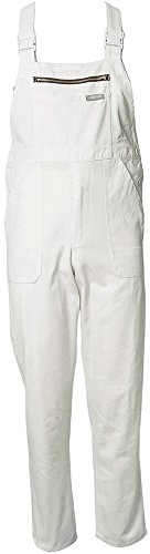 Planam 0125090 BW 290 Latzhose, Reinweiß, Größe 90