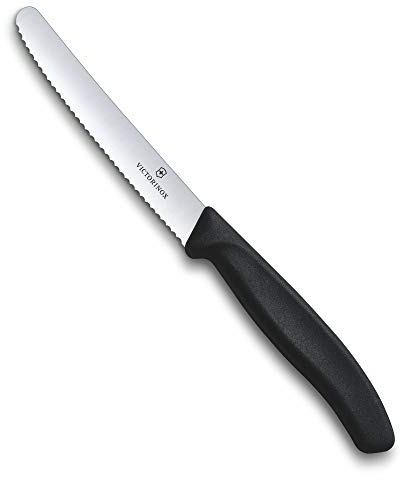 Victorinox 182000 Classic Couteau à Tomates Acier Argent/Noir 25 x 16 x 6 cm