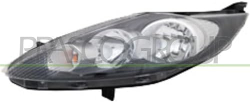 Prasco - FD3444904 - Ford - Fiesta Mk VI - Mod. 12/08-12/12 - Scheinwerfer Links-H7+H1-Mit Lwr-Mit Motor-Schwarz
