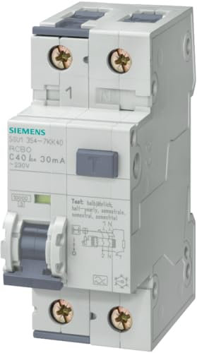 Siemens – Differential Kombi 1 Polo + Neutral 20 A 30 mA/6000